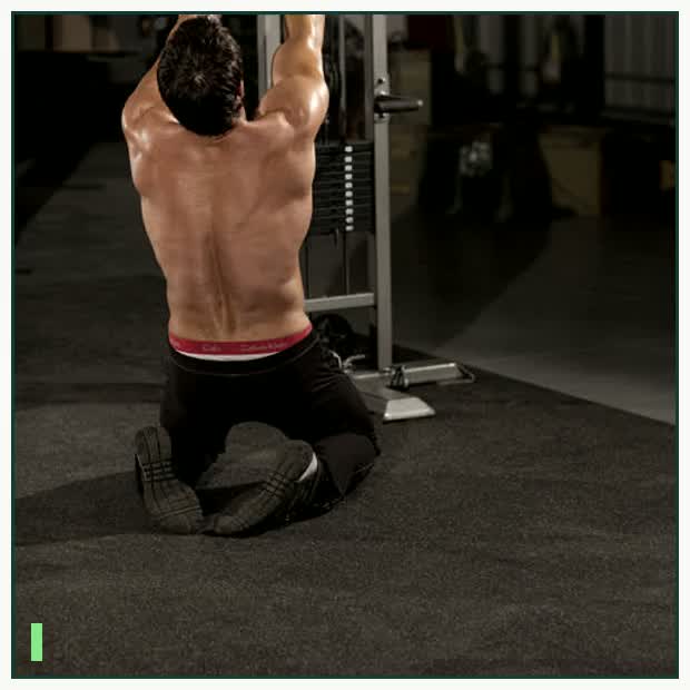 Kneeling High Pulley Row demonstration