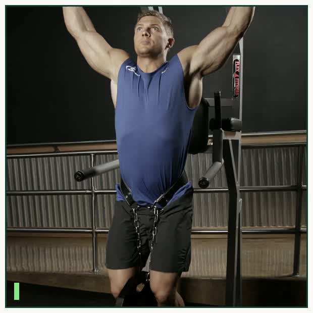 Weighted Pull Ups demonstration