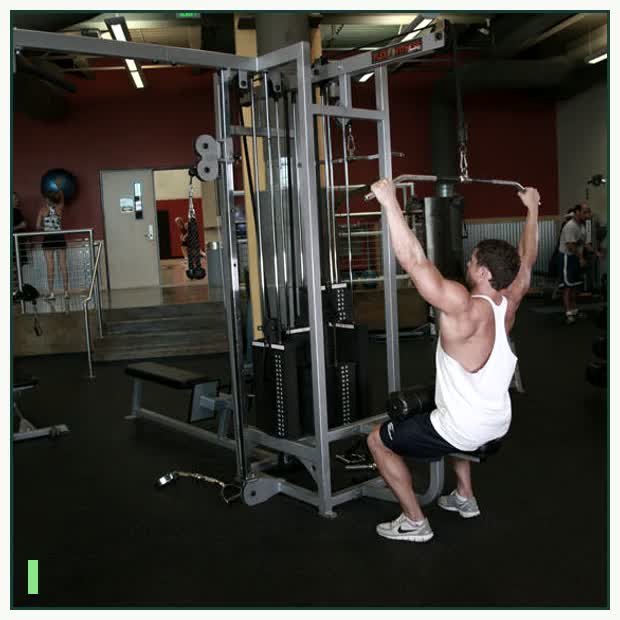 Wide-Grip Lat Pulldown demonstration