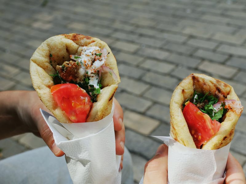 Chicken Souvlaki With Tzatziki Sauce and Greek Salad Recipe — Dinner, 604 kcal, 48g protein