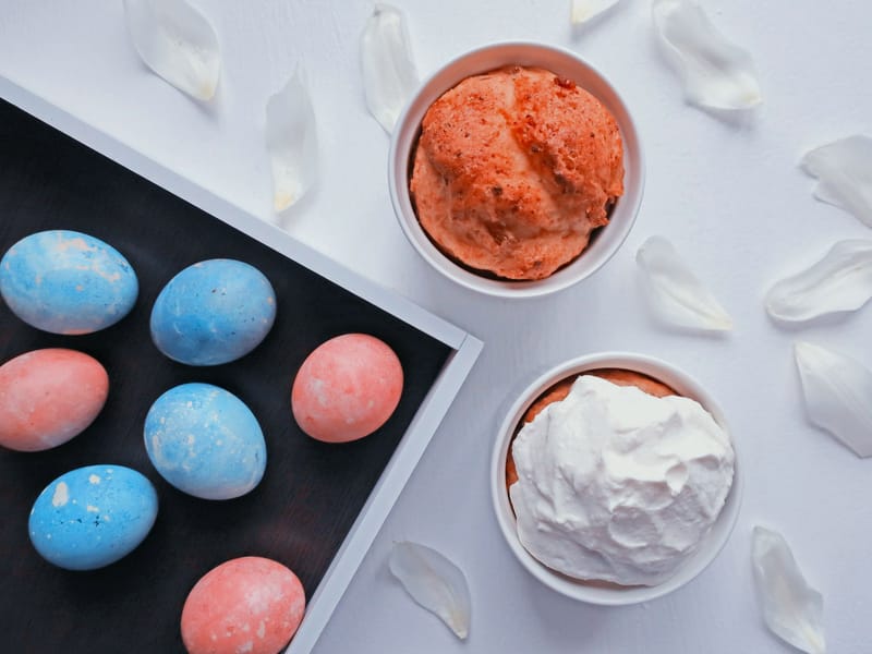 Cool Whip Easter Eggs — Snack, 101 kcal, 6g protein