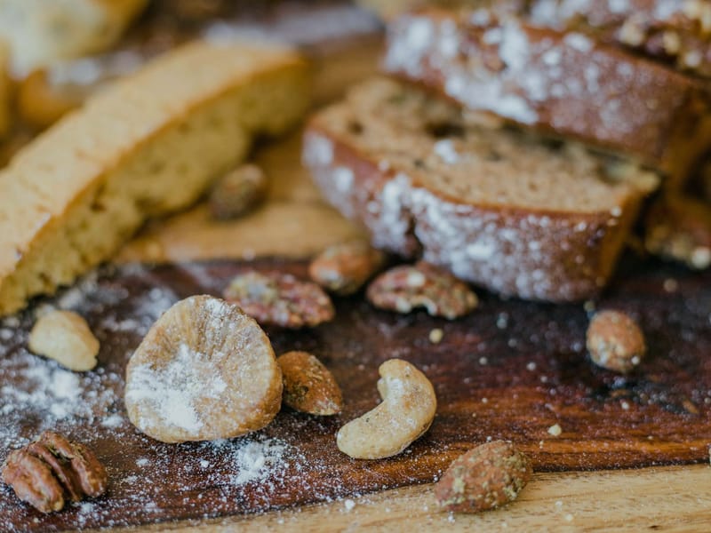Fig and Walnut Biscotti Recipe — Snack, 152 kcal, 3g protein